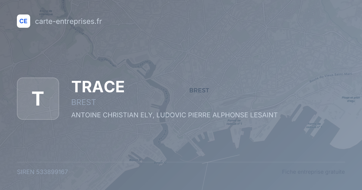 TRACE — 533899167 — fiche entreprise