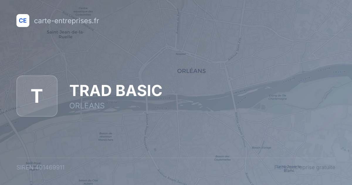 TRAD BASIC — 401469911 — fiche entreprise