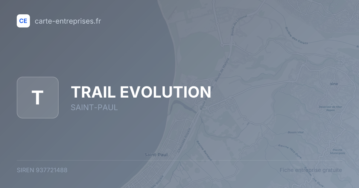 TRAIL EVOLUTION — 937721488 — fiche entreprise