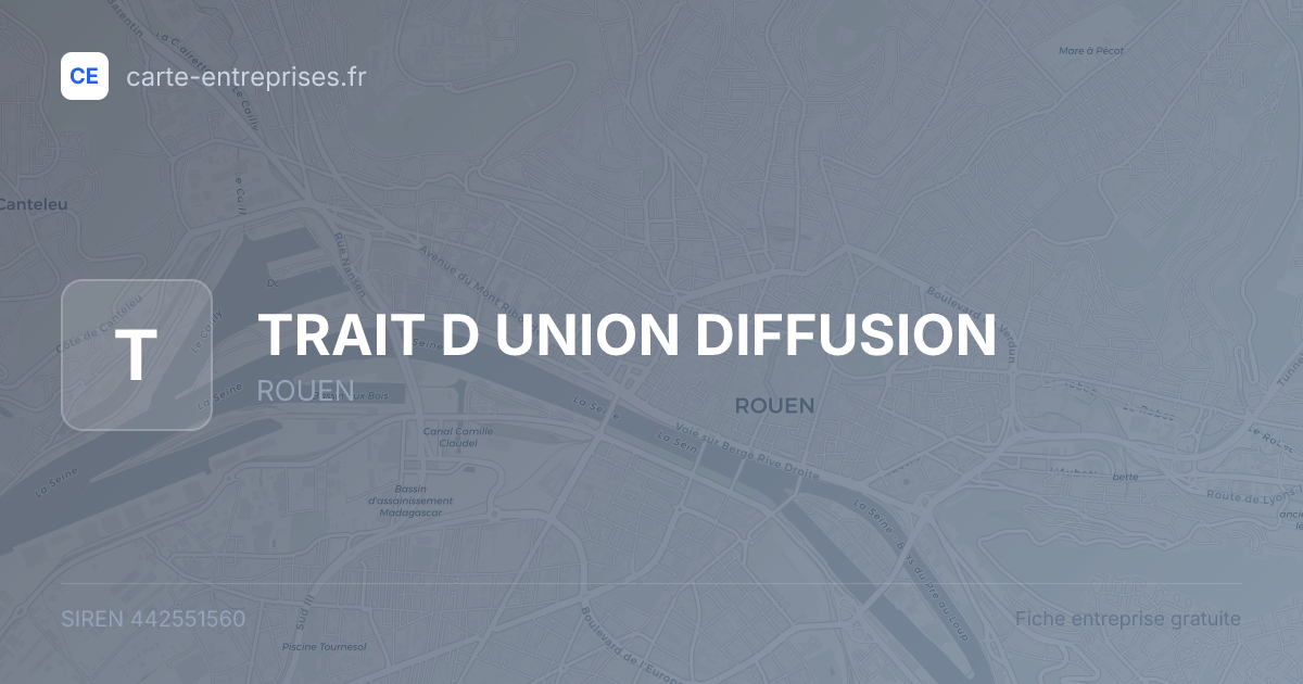 TRAIT D UNION DIFFUSION — 442551560 — fiche entreprise