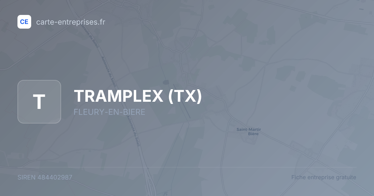 TRAMPLEX (TX) — 484402987 — fiche entreprise