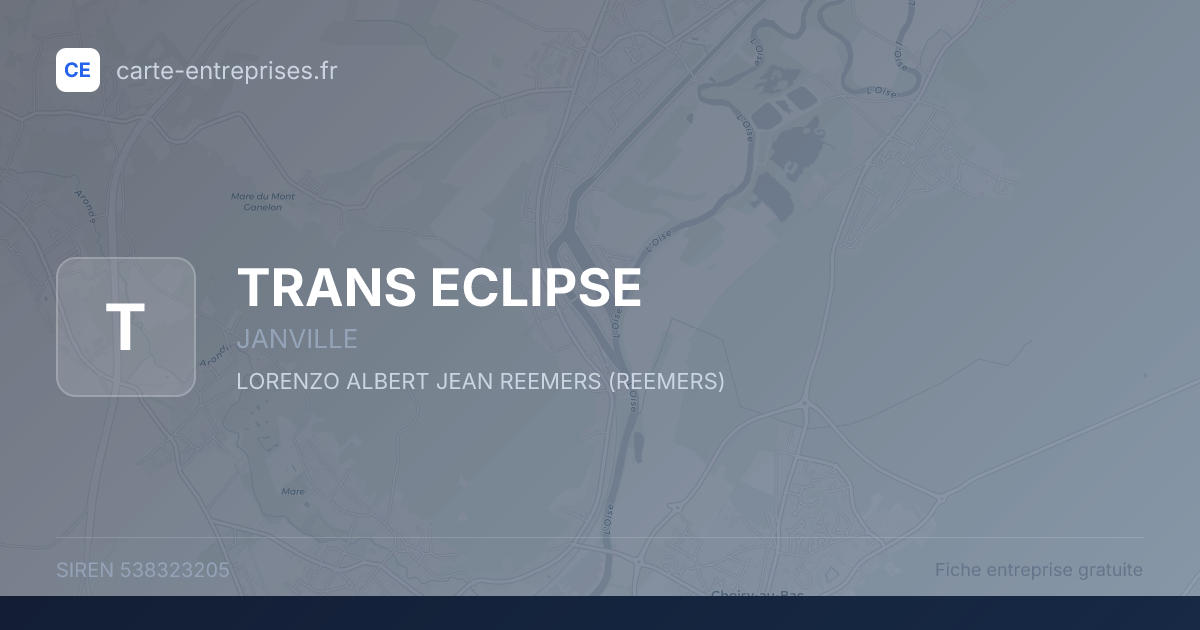 TRANS ECLIPSE — 538323205 — fiche entreprise