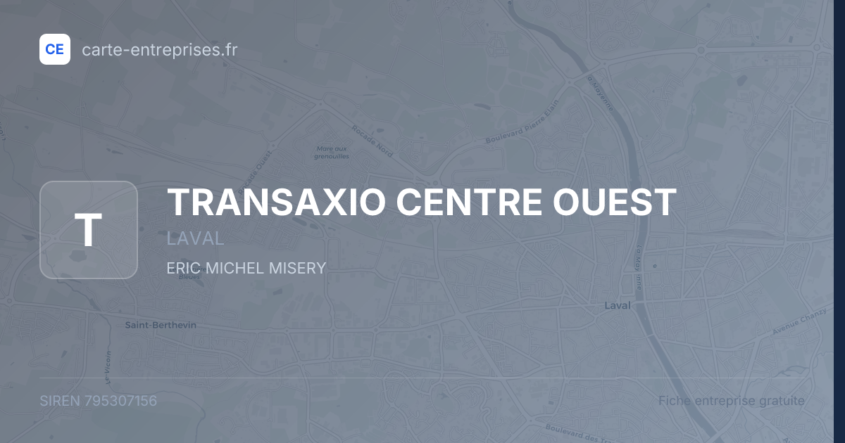 TRANSAXIO CENTRE OUEST — 795307156 — fiche entreprise