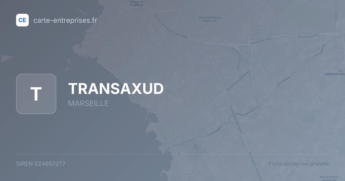 TRANSAXUD — 524657277 — fiche entreprise