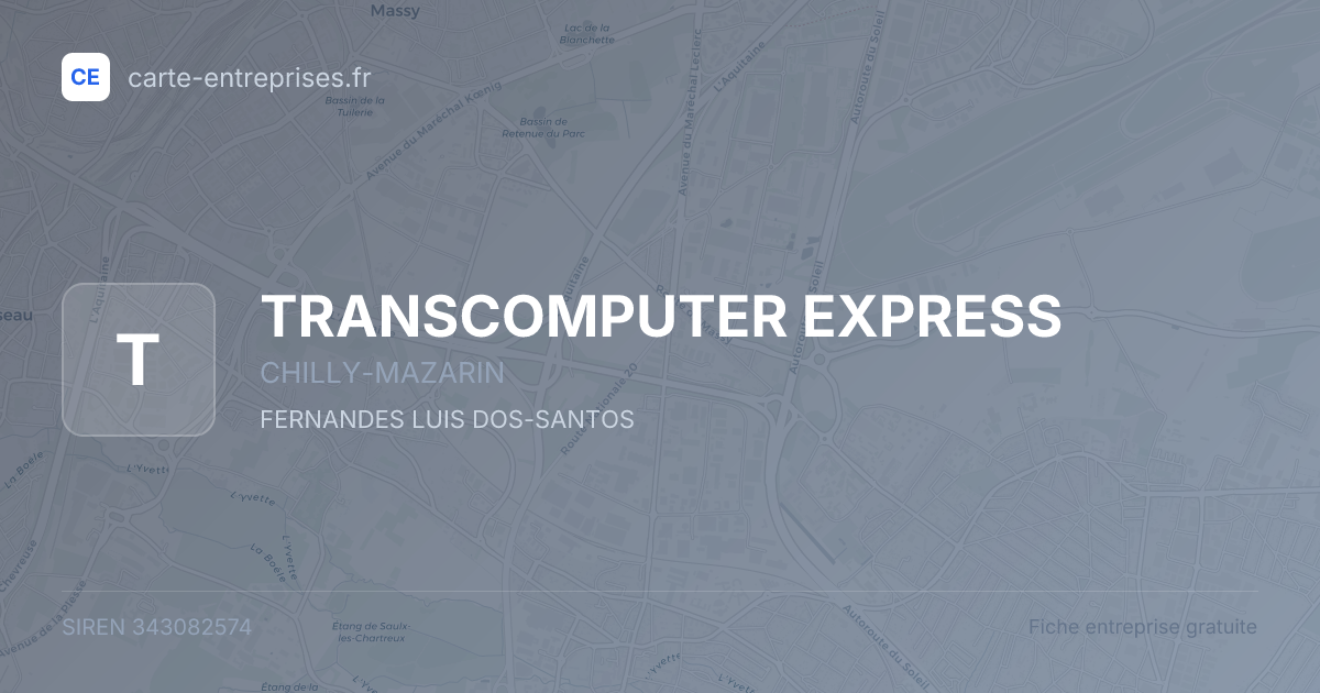 TRANSCOMPUTER EXPRESS — 343082574 — fiche entreprise