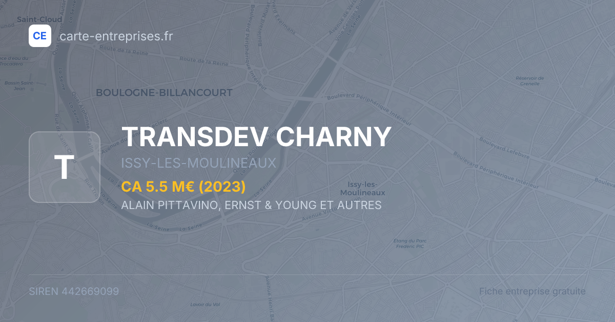 TRANSDEV CHARNY — 442669099 — fiche entreprise