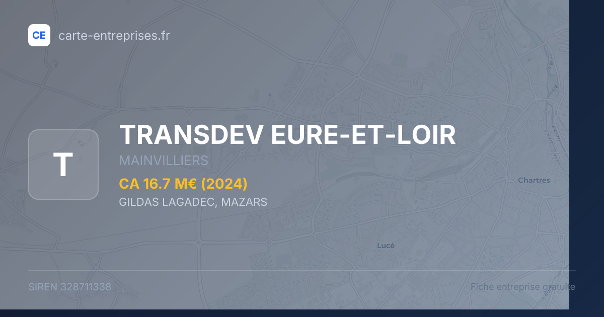 TRANSDEV EURE-ET-LOIR — 328711338 — fiche entreprise