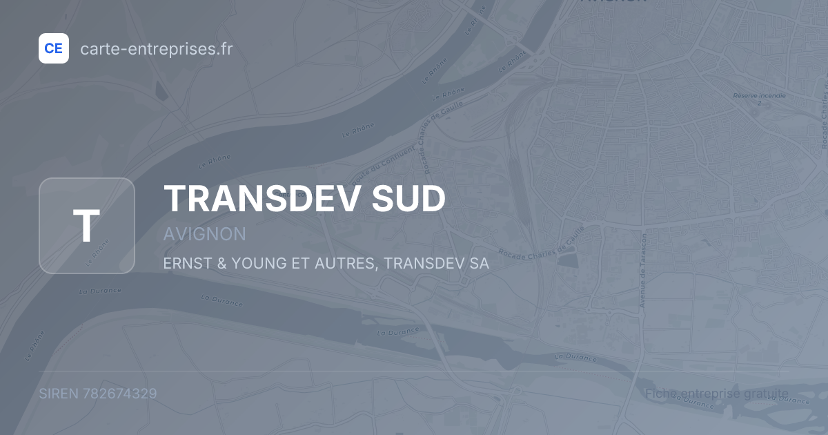 TRANSDEV SUD — 782674329 — fiche entreprise