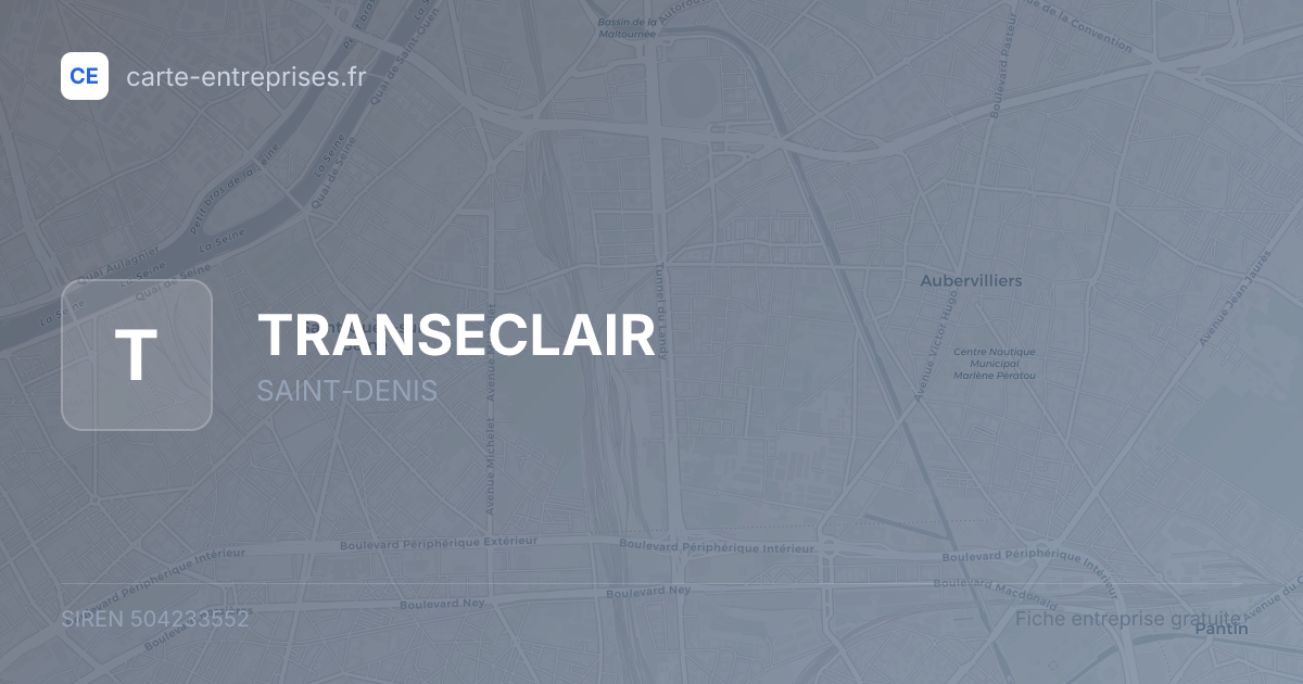 TRANSECLAIR — 504233552 — fiche entreprise