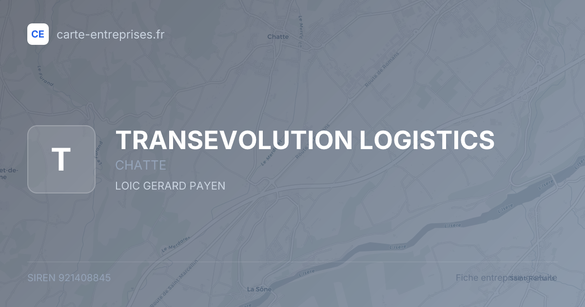 TRANSEVOLUTION LOGISTICS — 921408845 — fiche entreprise