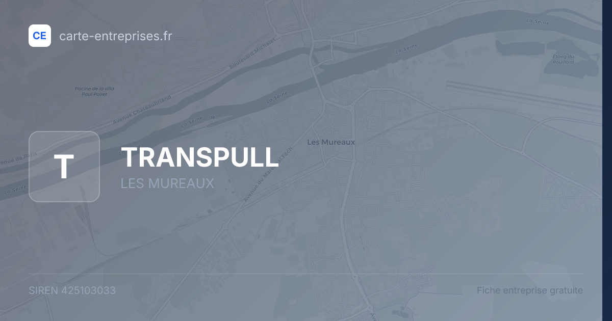 TRANSPULL — 425103033 — fiche entreprise