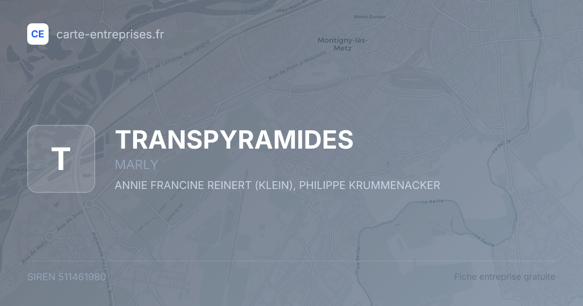 TRANSPYRAMIDES — 511461980 — fiche entreprise