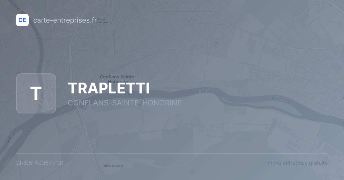 TRAPLETTI — 403677131 — fiche entreprise