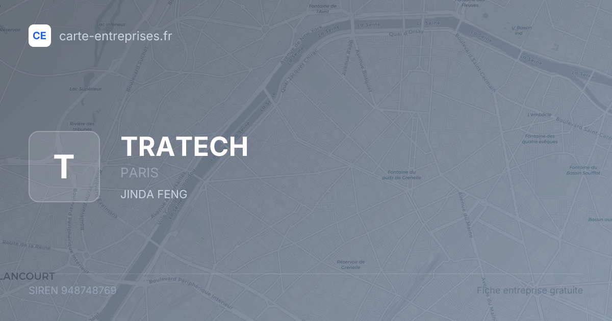 TRATECH — 948748769 — fiche entreprise