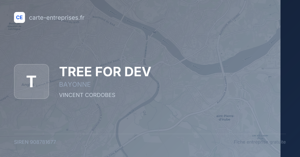 TREE FOR DEV — 908781677 — fiche entreprise