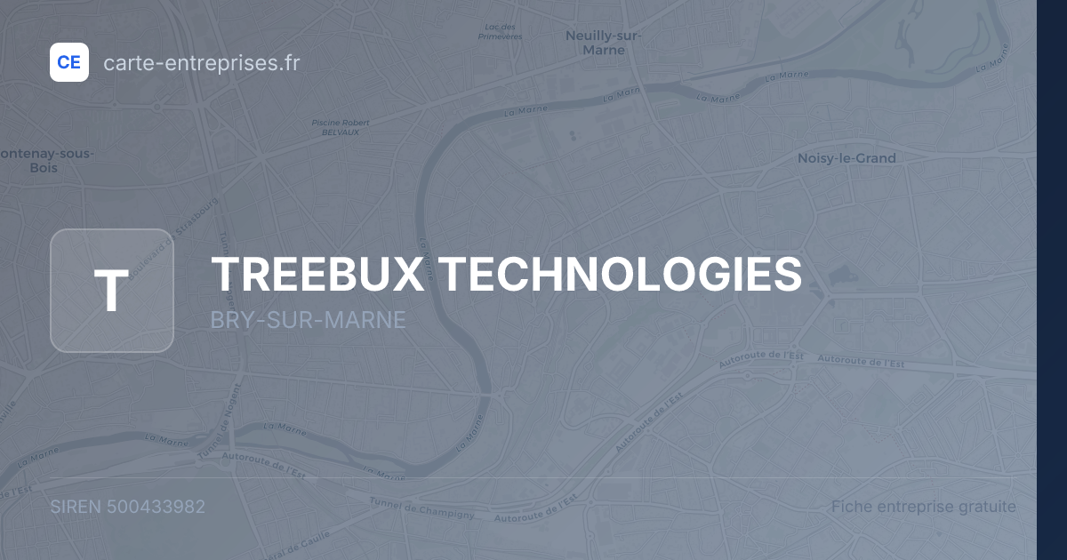 TREEBUX TECHNOLOGIES — 500433982 — fiche entreprise