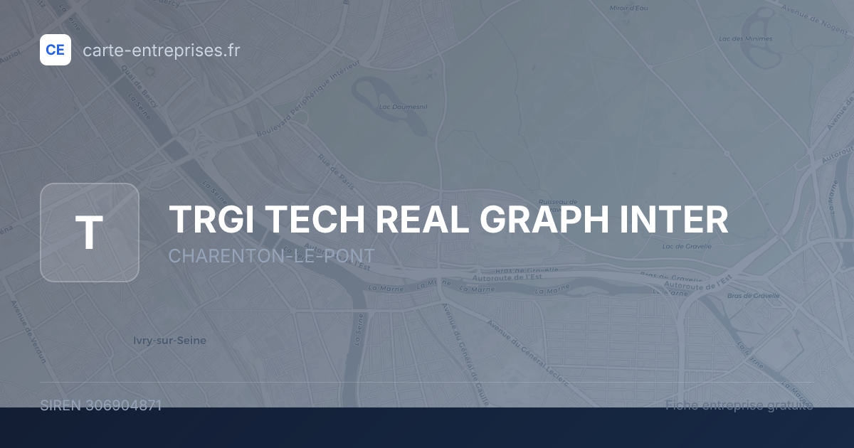 TRGI TECH REAL GRAPH INTER — 306904871 — fiche entreprise