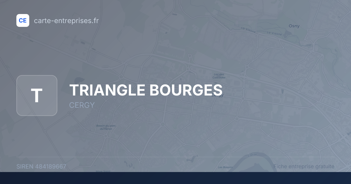 TRIANGLE BOURGES — 484189667 — fiche entreprise