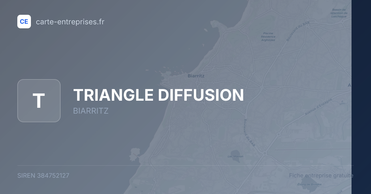 TRIANGLE DIFFUSION — 384752127 — fiche entreprise