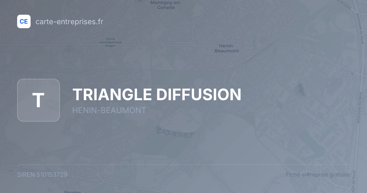 TRIANGLE DIFFUSION — 510153729 — fiche entreprise