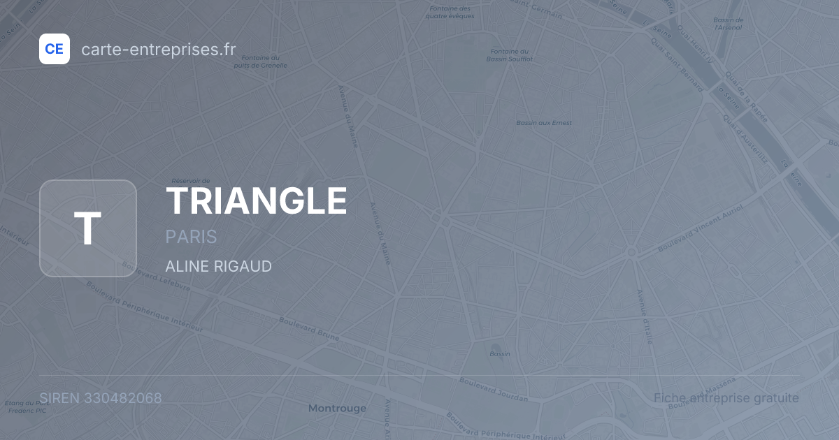 TRIANGLE — 330482068 — fiche entreprise