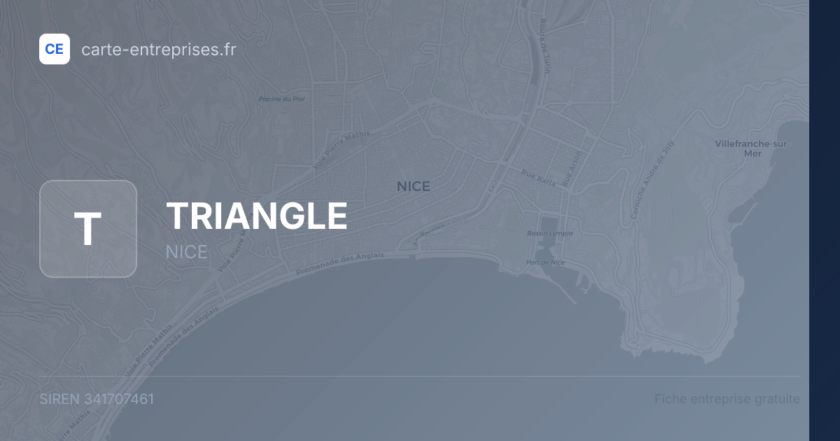 TRIANGLE — 341707461 — fiche entreprise