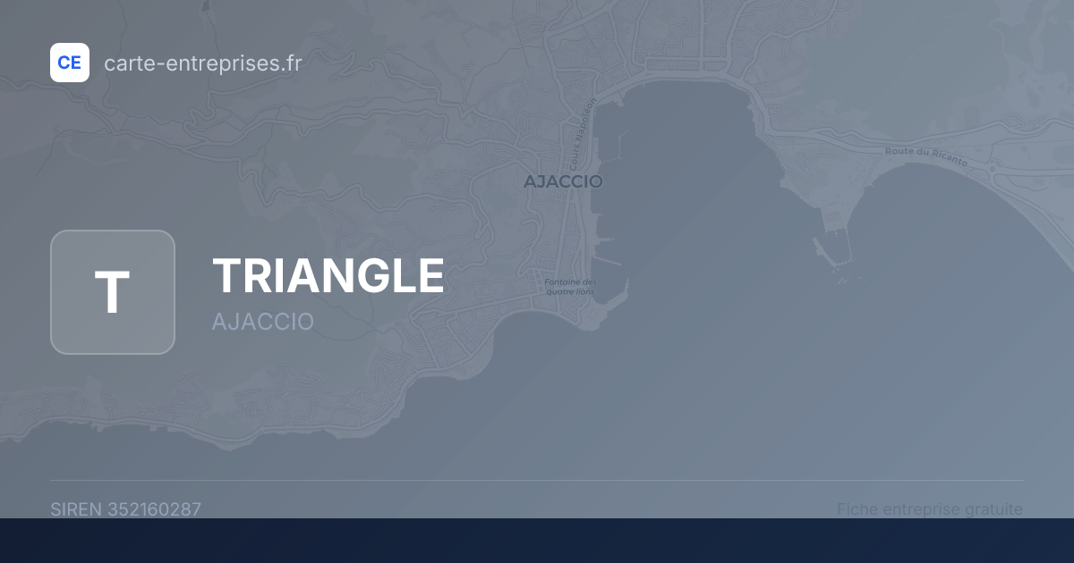 TRIANGLE — 352160287 — fiche entreprise