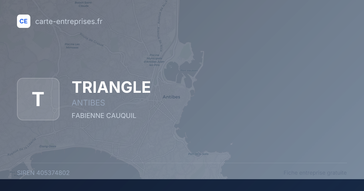TRIANGLE — 405374802 — fiche entreprise