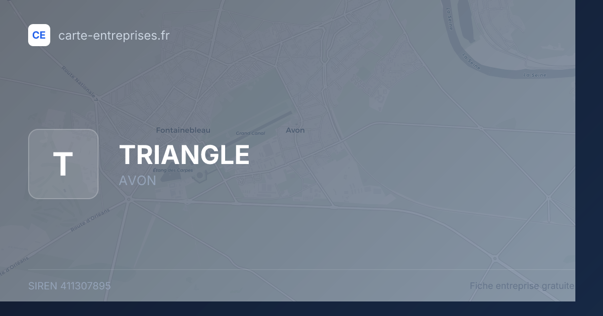 TRIANGLE — 411307895 — fiche entreprise