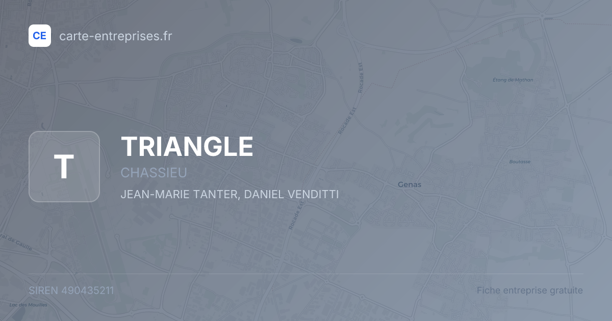 TRIANGLE — 490435211 — fiche entreprise