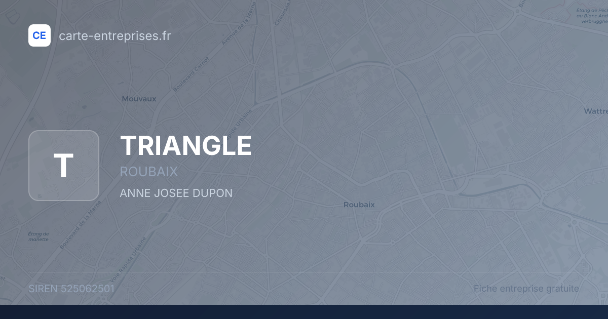 TRIANGLE — 525062501 — fiche entreprise