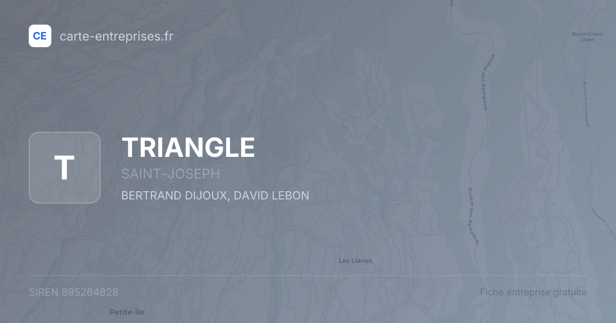 TRIANGLE — 895264828 — fiche entreprise