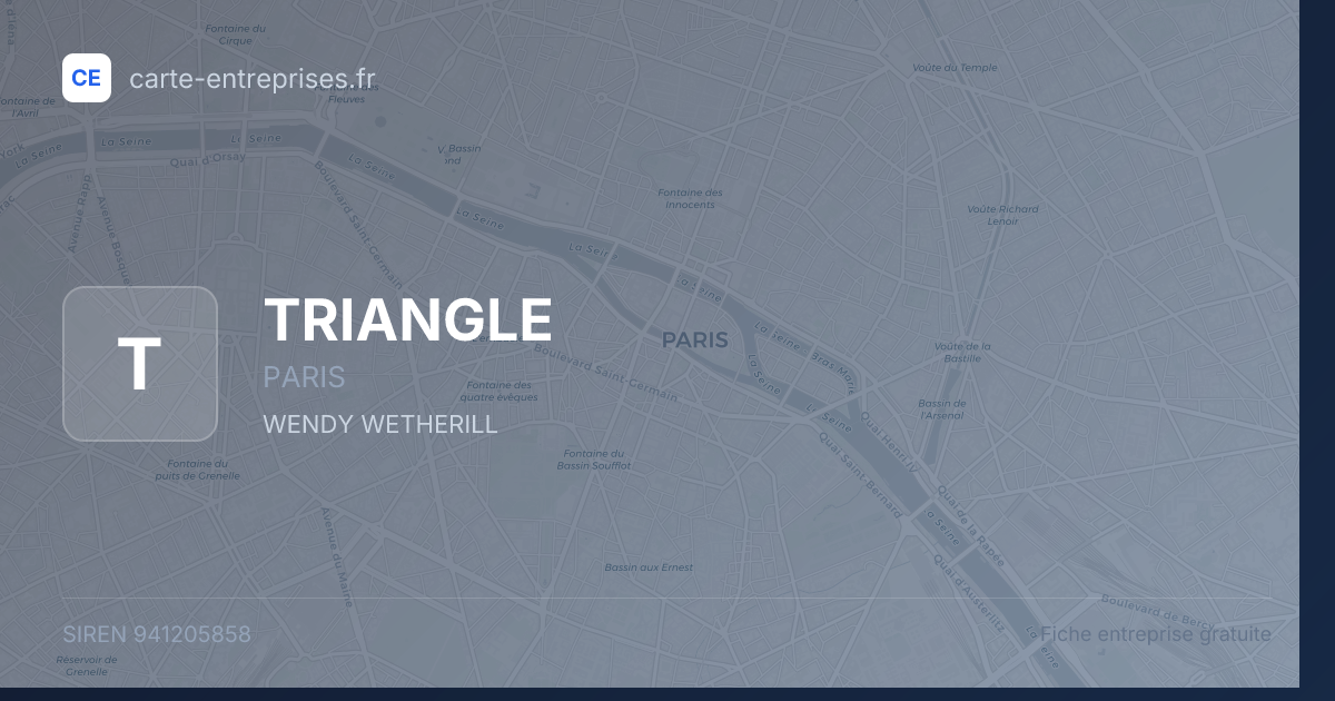 TRIANGLE — 941205858 — fiche entreprise