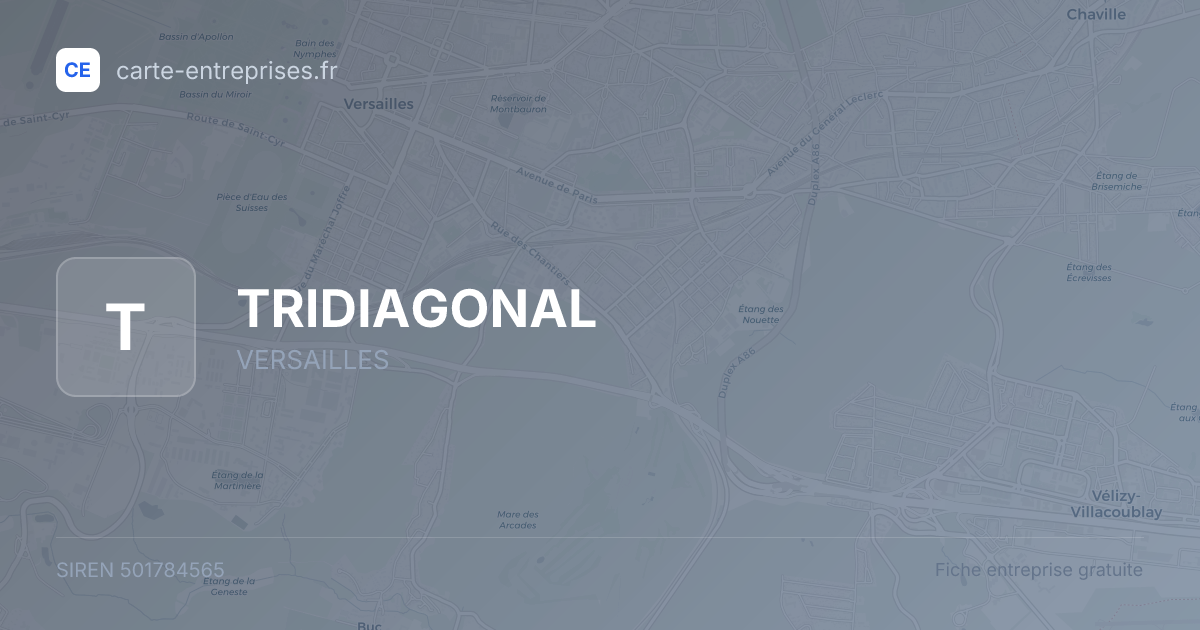 TRIDIAGONAL — 501784565 — fiche entreprise
