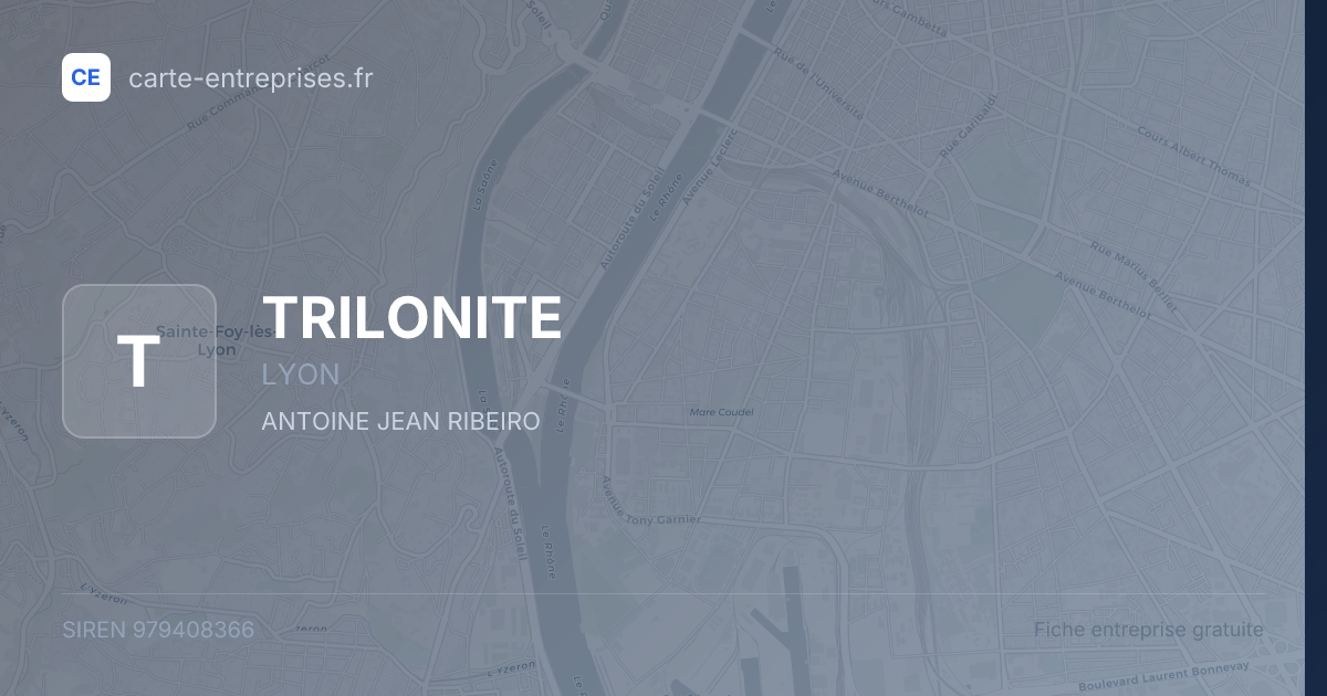 TRILONITE — 979408366 — fiche entreprise