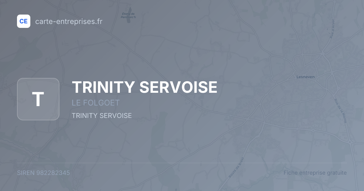 TRINITY SERVOISE — 982282345 — fiche entreprise
