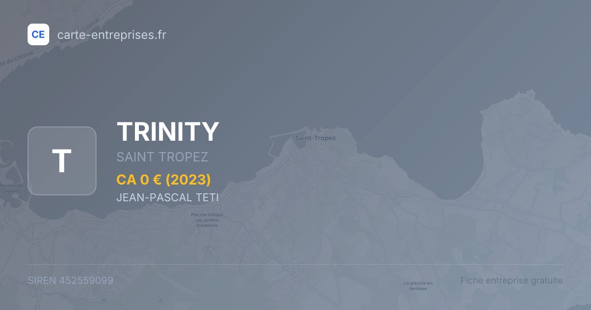 TRINITY — 452559099 — fiche entreprise