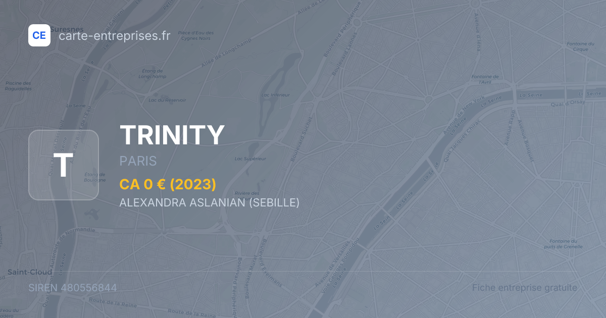 TRINITY — 480556844 — fiche entreprise