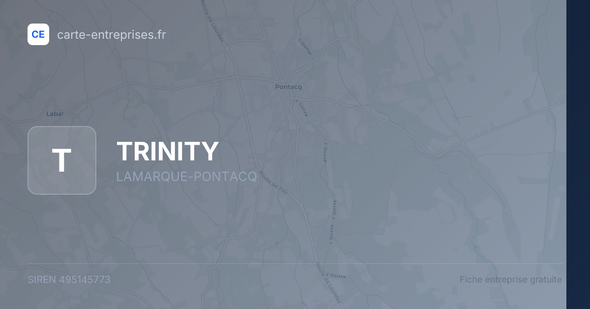 TRINITY — 495145773 — fiche entreprise