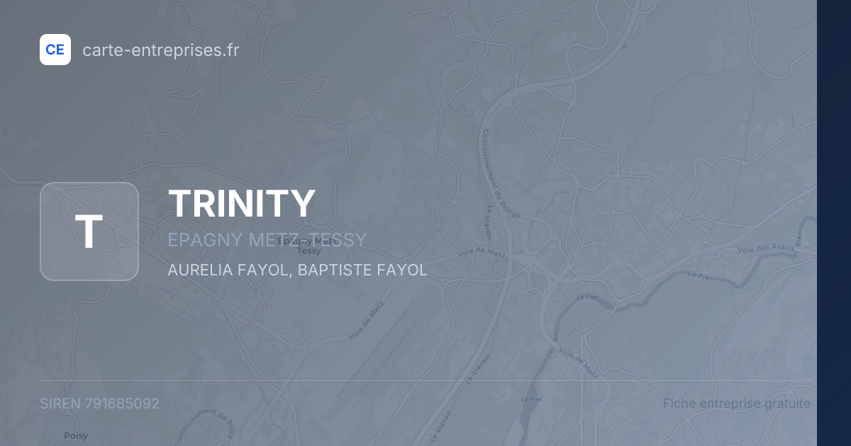 TRINITY — 791685092 — fiche entreprise