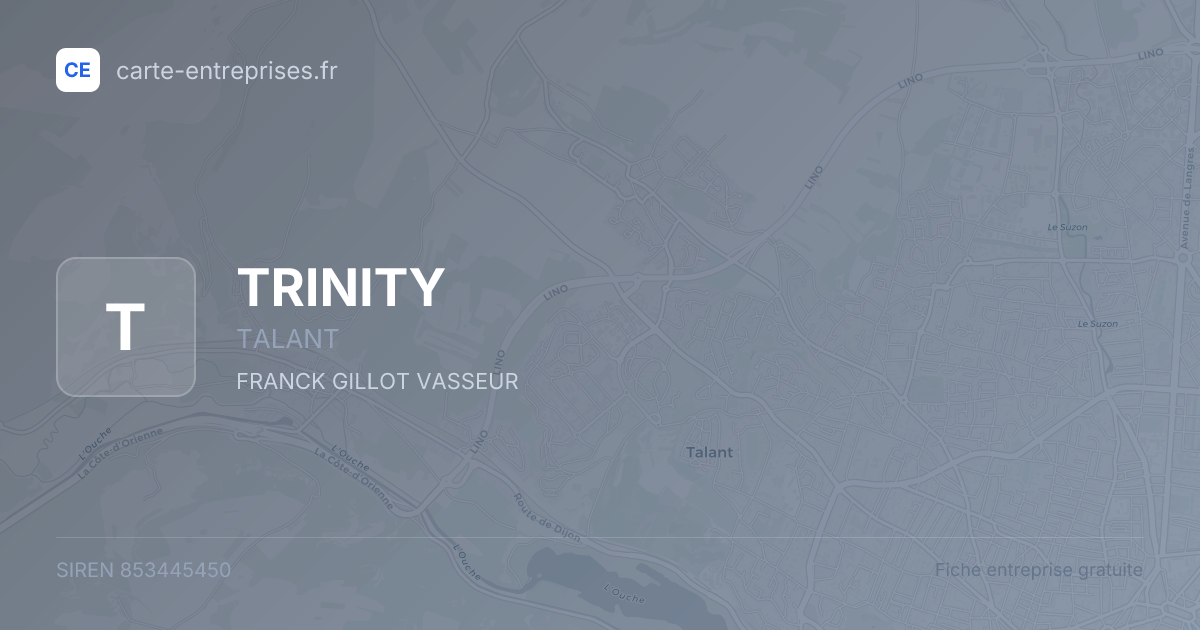 TRINITY — 853445450 — fiche entreprise