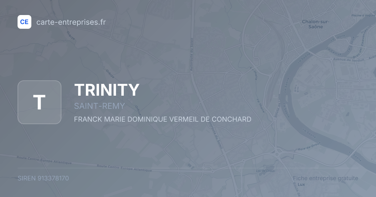 TRINITY — 913378170 — fiche entreprise