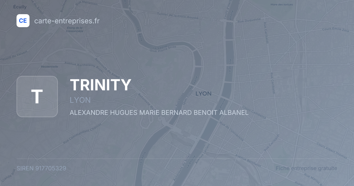 TRINITY — 917705329 — fiche entreprise