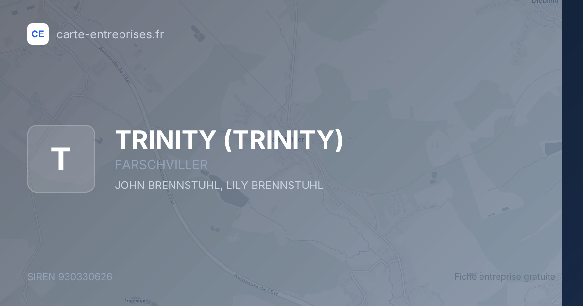 TRINITY — 930330626 — fiche entreprise