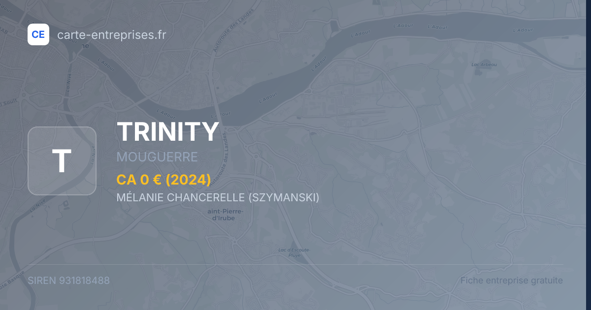 TRINITY — 931818488 — fiche entreprise