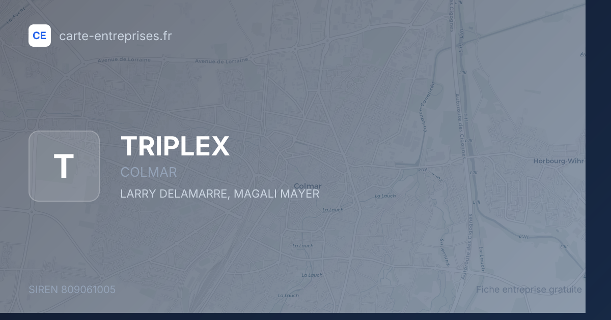 TRIPLEX — 809061005 — fiche entreprise