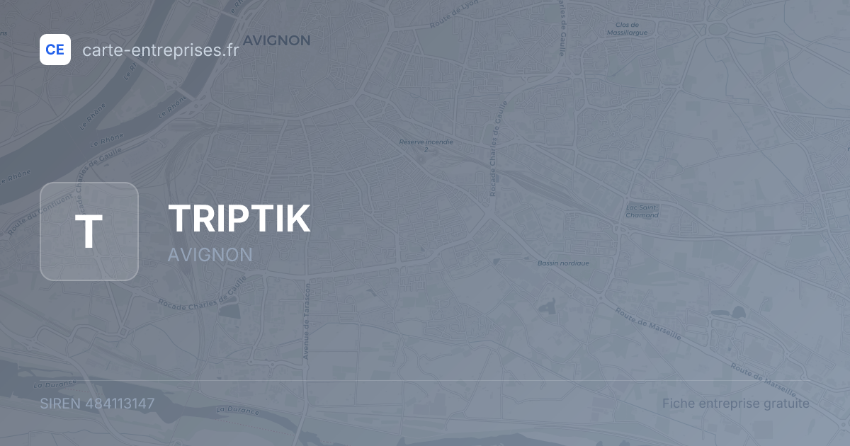 TRIPTIK — 484113147 — fiche entreprise