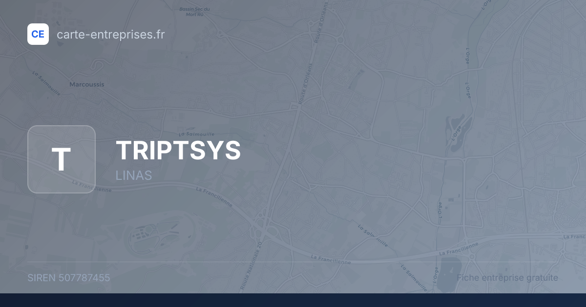 TRIPTSYS — 507787455 — fiche entreprise