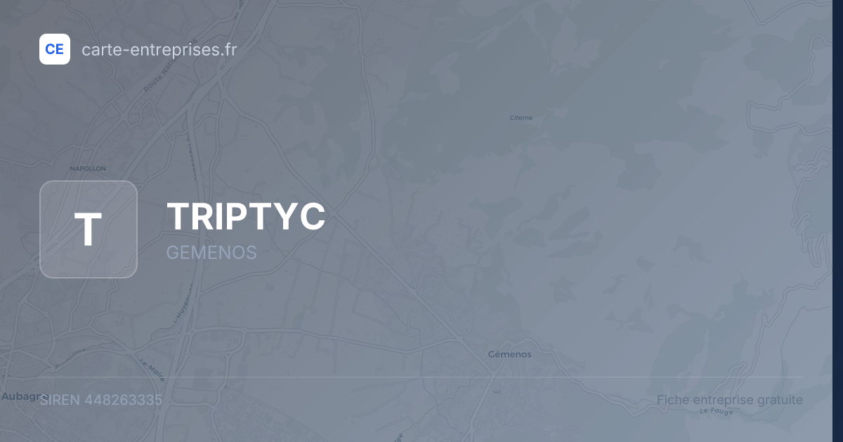 TRIPTYC — 448263335 — fiche entreprise