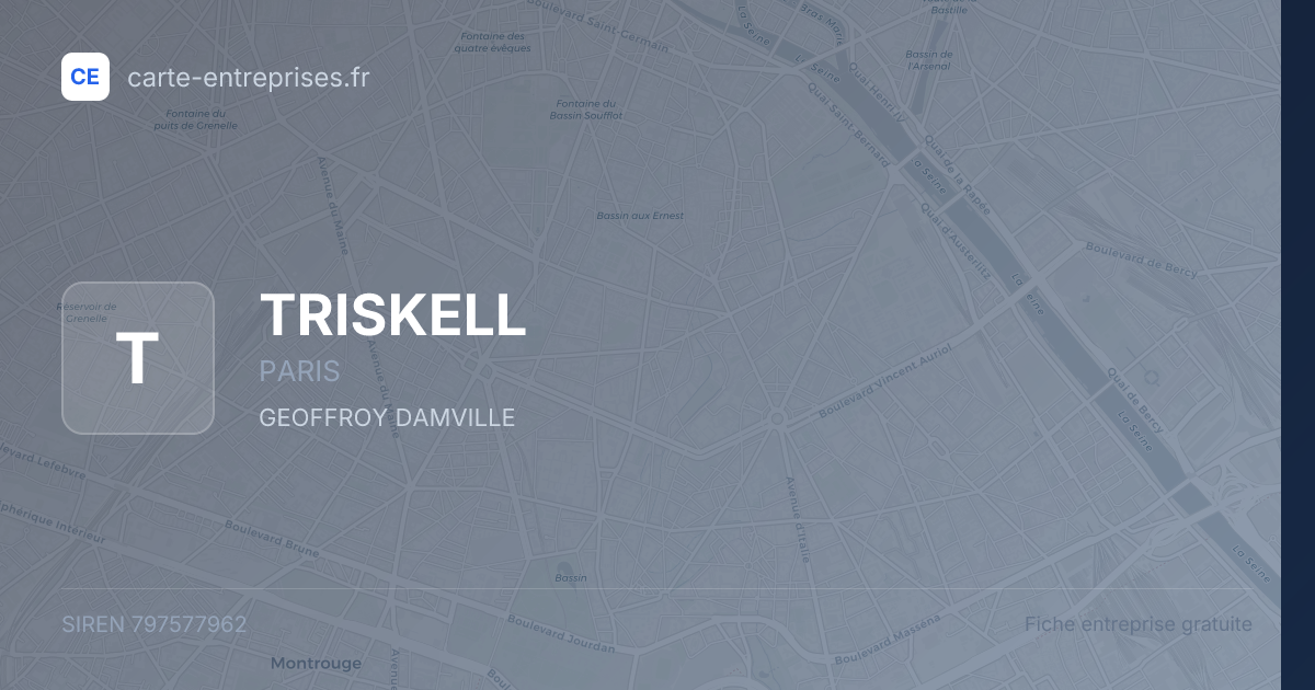 TRISKELL — 797577962 — fiche entreprise